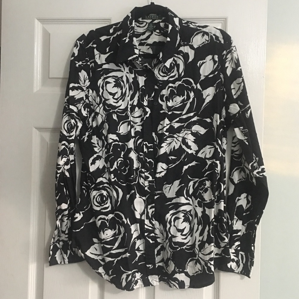 Lauren by Ralph Lauren button down dress shirt